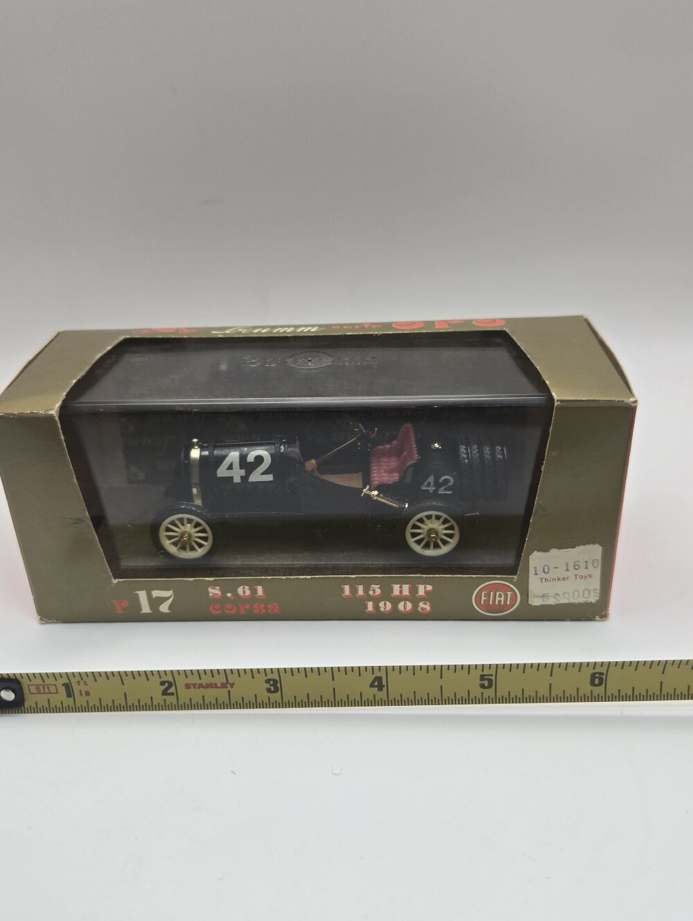 Brumm 1:43 Scale Model Car R17 Fiat S.61 Corsa 115 HP 1908 In Box